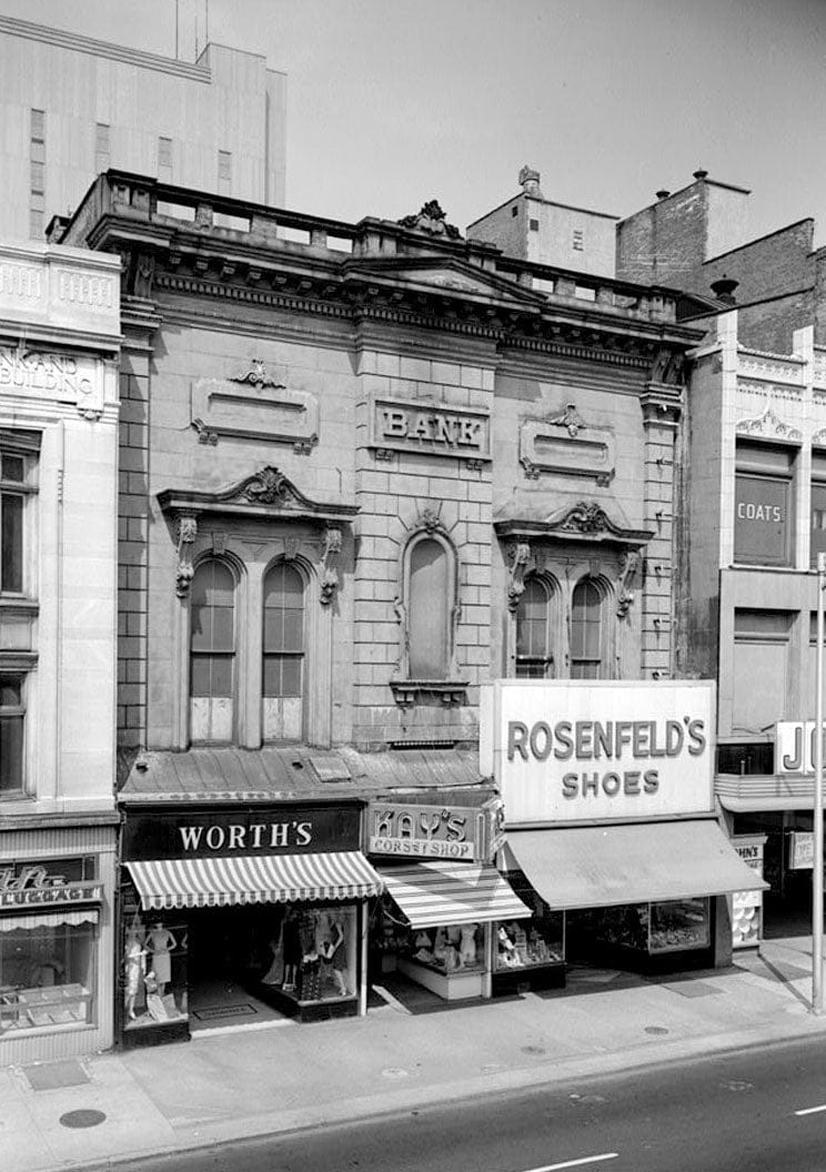 Historic Photo : Townsend City Savings Bank, 793 Chapel Street, New Haven, New Haven County, CT 1 Photograph