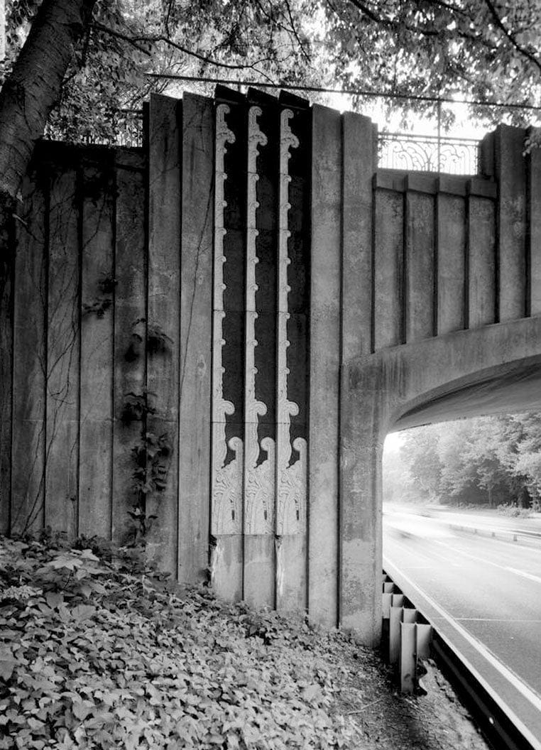 Historic Photo : Merritt Parkway, North Avenue Bridge, Spanning Merritt Parkway, Westport, Fairfield County, CT 2 Photograph