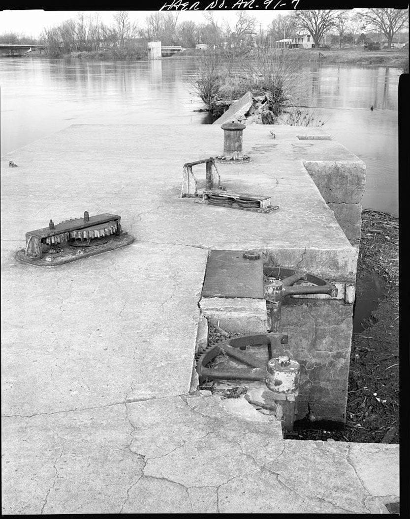 Historic Photo : Upper White River Lock & Dam Nos. 1, 2, & 3, Spanning White River, Batesville, Independence County, AR 7 Photograph
