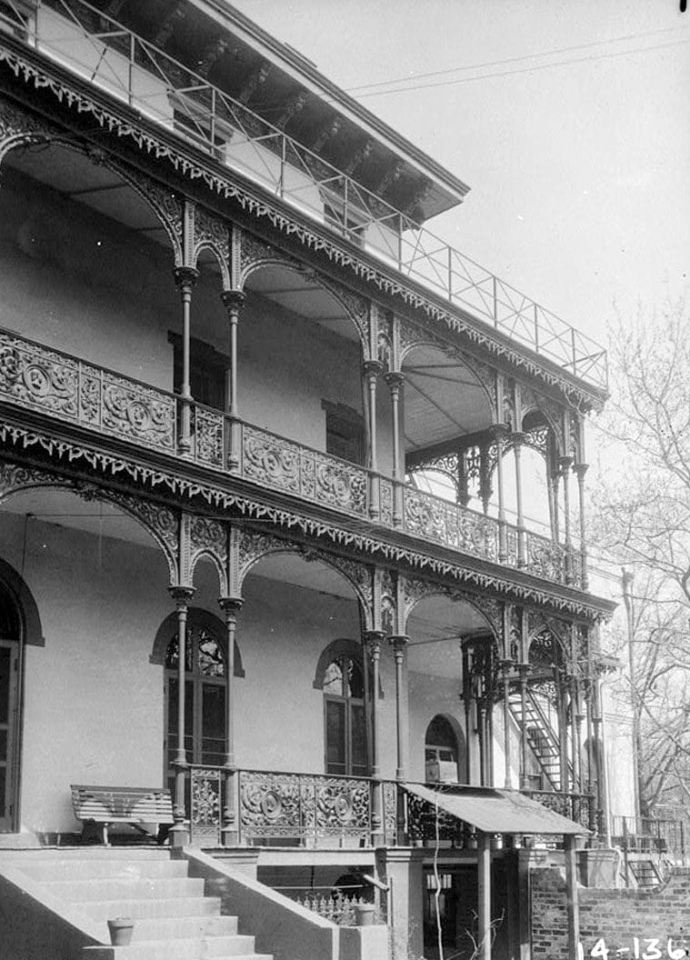 Historic Photo : Wetter House, 425 Oglethorpe Street, Savannah, Chatham County, GA 4 Photograph