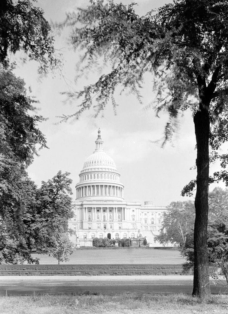 Historic Photo : U.S. Capitol, Intersection of North, South, & East Capitol Streets & Capitol Mall, Washington, District of Columbia, DC 5 Photograph