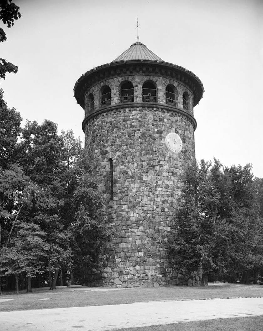 Historic Photo : Rockford Water Tower, Rockford Park, Wilmington, New Castle County, DE 1 Photograph