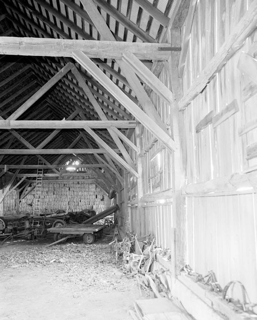 Historic Photo : Cochran Grange, Threshing Barn, U.S. Route 301, West of Route 71, Middletown, New Castle County, DE 2 Photograph