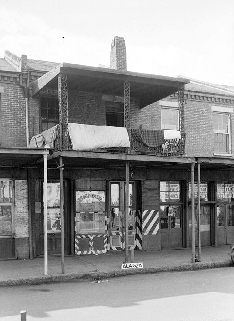 Historic Photo : 9 Government Street (Commercial Building), Mobile, Mobile County, AL 1 Photograph