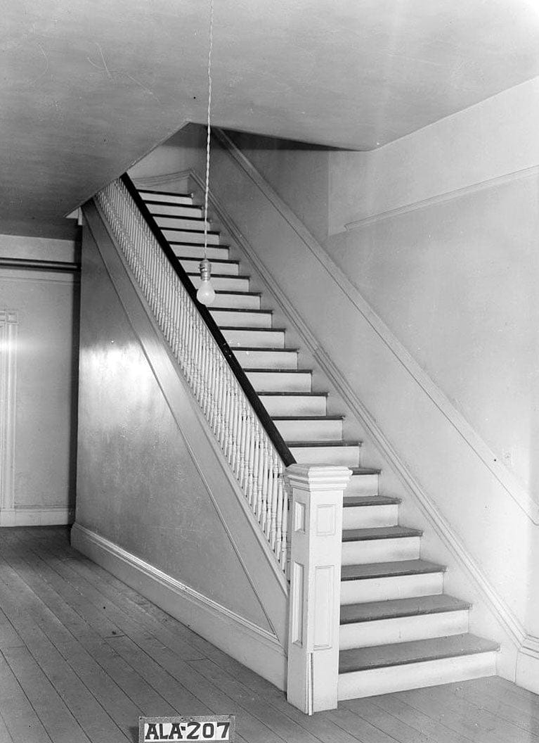 Historic Photo : University of Alabama, President's House, University Boulevard, Tuscaloosa, Tuscaloosa County, AL 24 Photograph