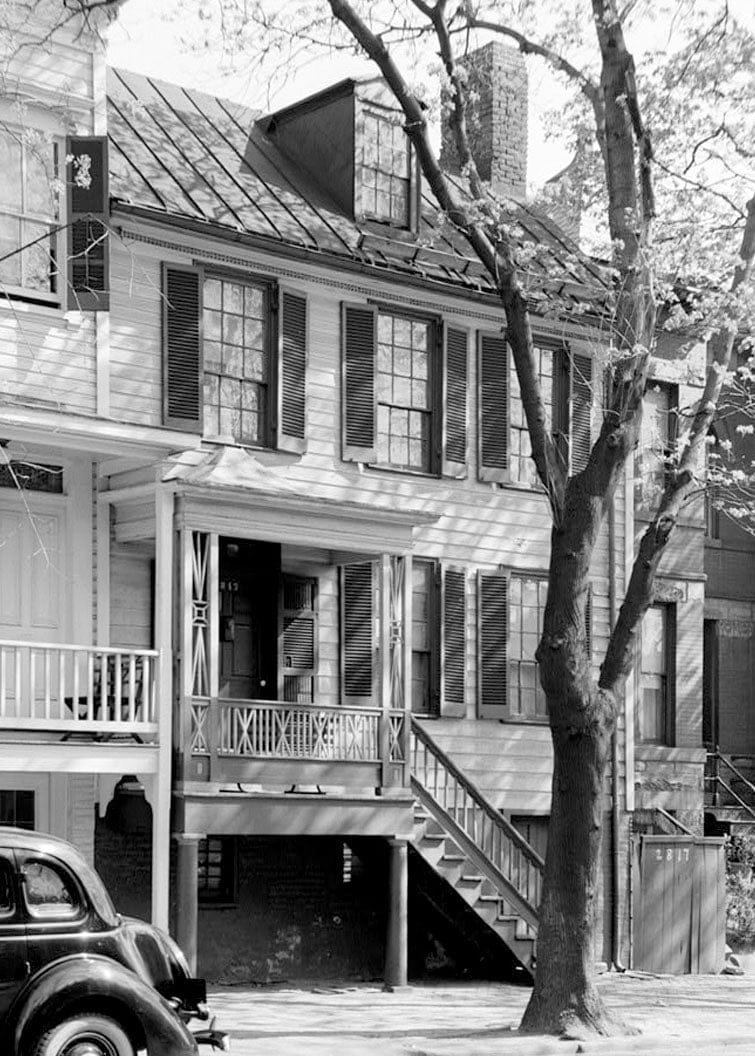 Historic Photo : 2817 N Street Northwest (House), Washington, District of Columbia, DC 2 Photograph