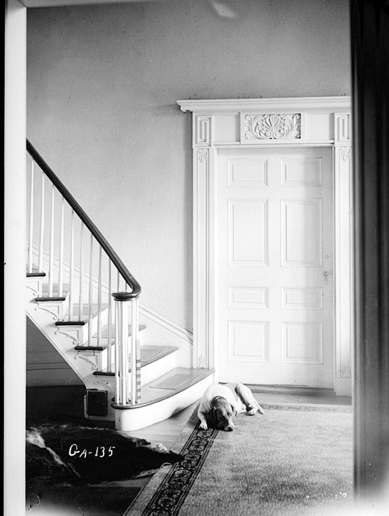 Historic Photo : Governor Johnson-Ennis House, Milledgeville, Baldwin County, GA 2 Photograph