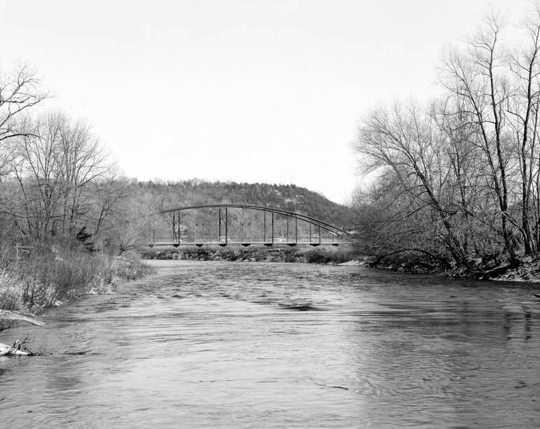 Historic Photo : Freeport Bridge, Spanning Upper Iowa River, Decorah, Winneshiek County, IA 2 Photograph