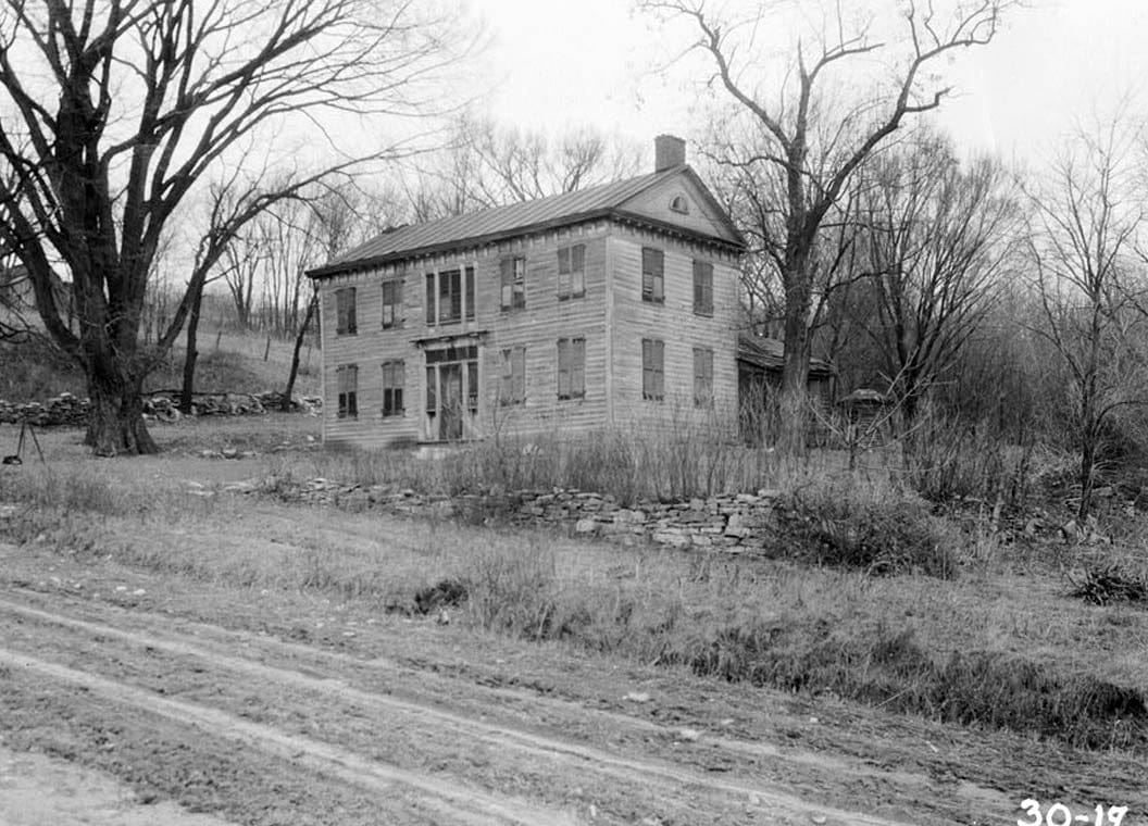 Historic Photo : John Hancock House, Third & Walnut Streets, Bentonsport, Van Buren County, IA 1 Photograph