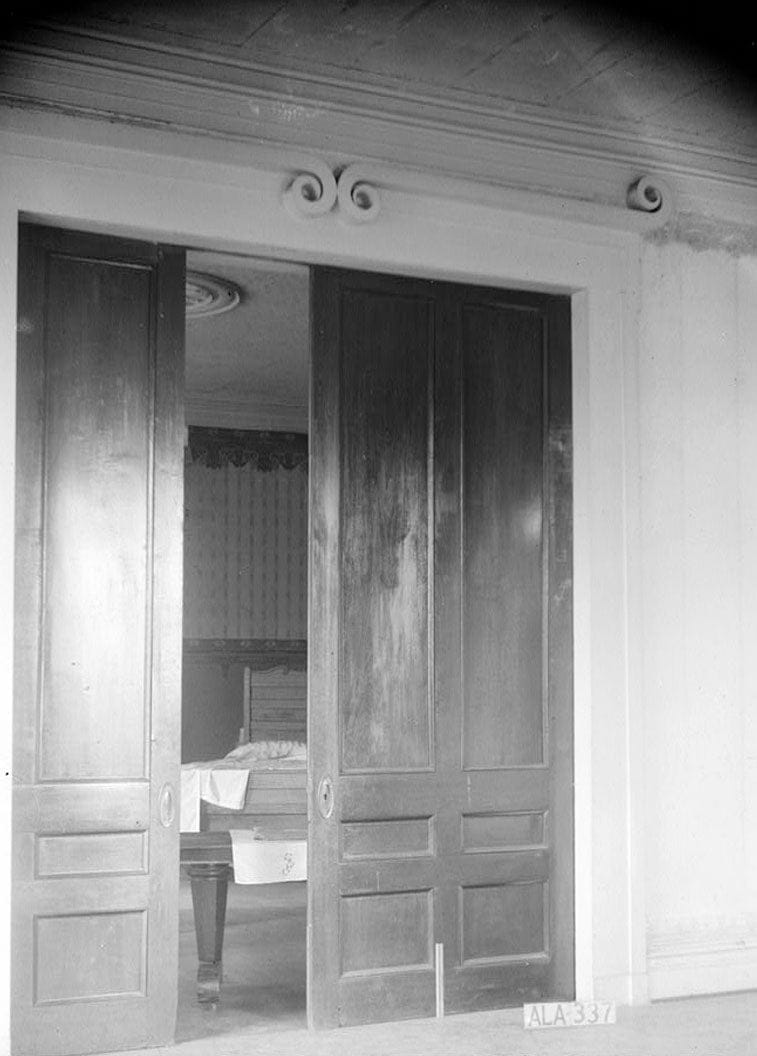Historic Photo : Cunningham Plantation, Old Memphis Road (Gaines Trace Road), Cherokee, Colbert County, AL 14 Photograph