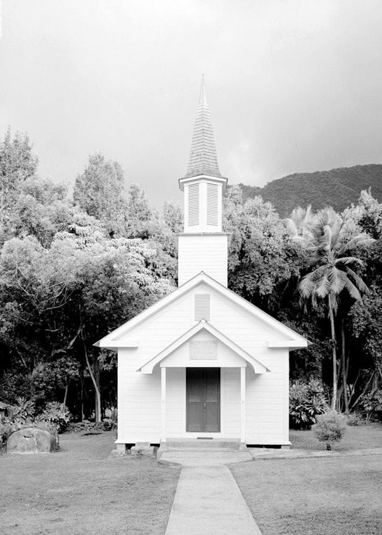 Historic Photo : Siloama Protestant Church, Moloka'i Island, Kalaupapa, Kalawao County, HI 4 Photograph