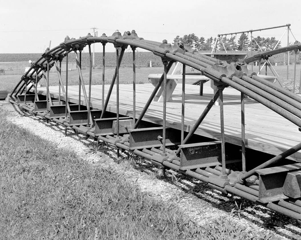 Historic Photo : Eureka Bridge, Spanning Yellow River (Moved to City Park, Castalia), Frankville, Winneshiek County, IA 5 Photograph