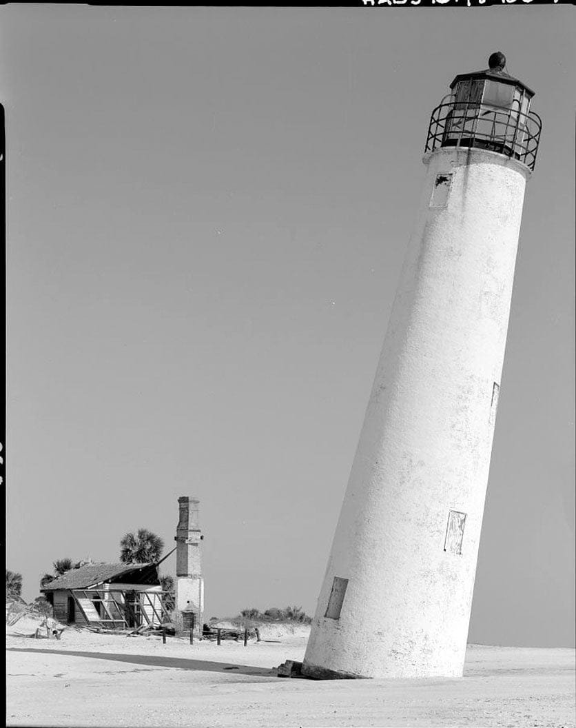 Historic Photo : Cape Saint George Lighthouse, Cape St. George , Apalachicola, Franklin County, FL 1 Photograph