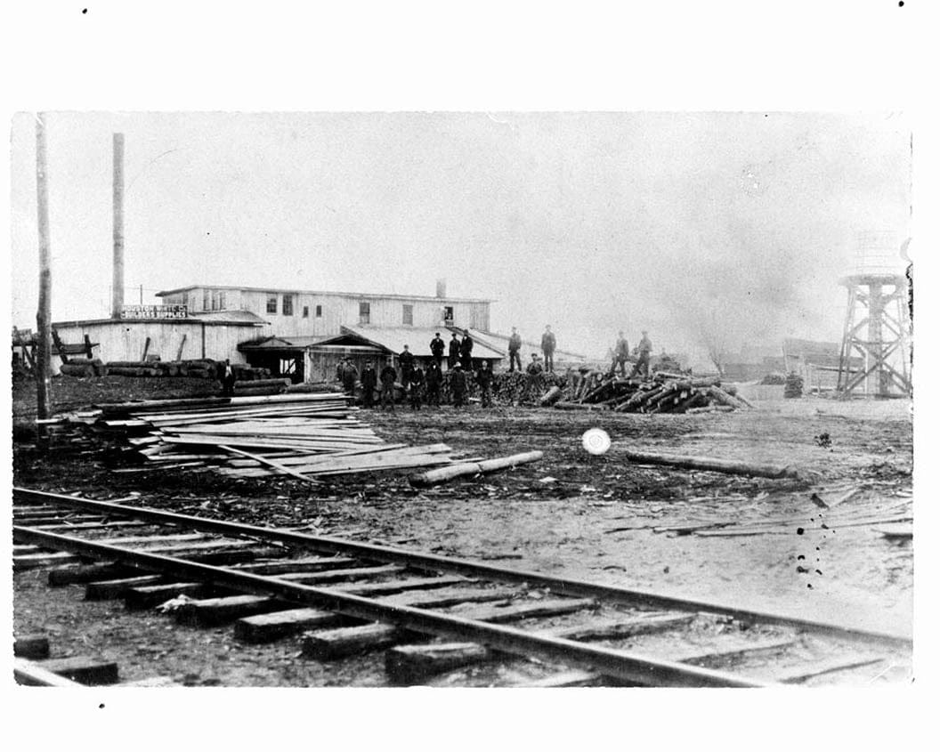 Historic Photo : Houston-White Company Mill & Basket Factory, Main Street & Railroad Avenue, Millsboro, Sussex County, DE 26 Photograph