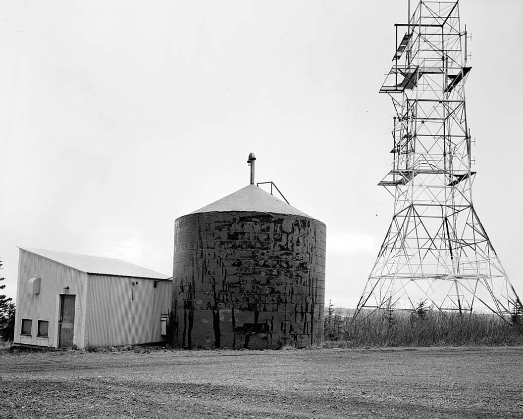 Historic Photo : Boswell Bay White Alice Site, Fire Control Building, Chugach National Forest, Cordova, Valdez-Cordova Census Area, AK 1 Photograph
