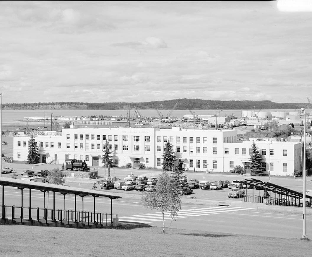 Historic Photo : Alaska Railroad Depot, 411 First Avenue, Anchorage, Anchorage, AK 1 Photograph