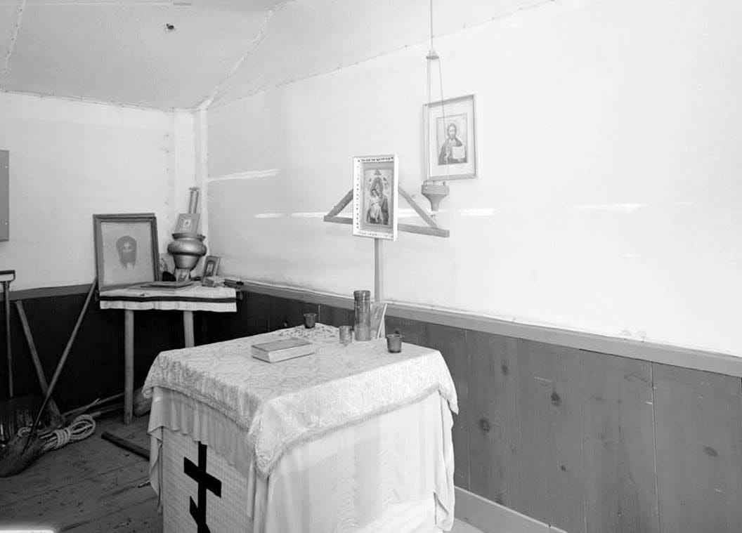 Historic Photo : St. Nicholas Russian Orthodox Churches, Old Church, Eklutna, Anchorage, AK 1 Photograph