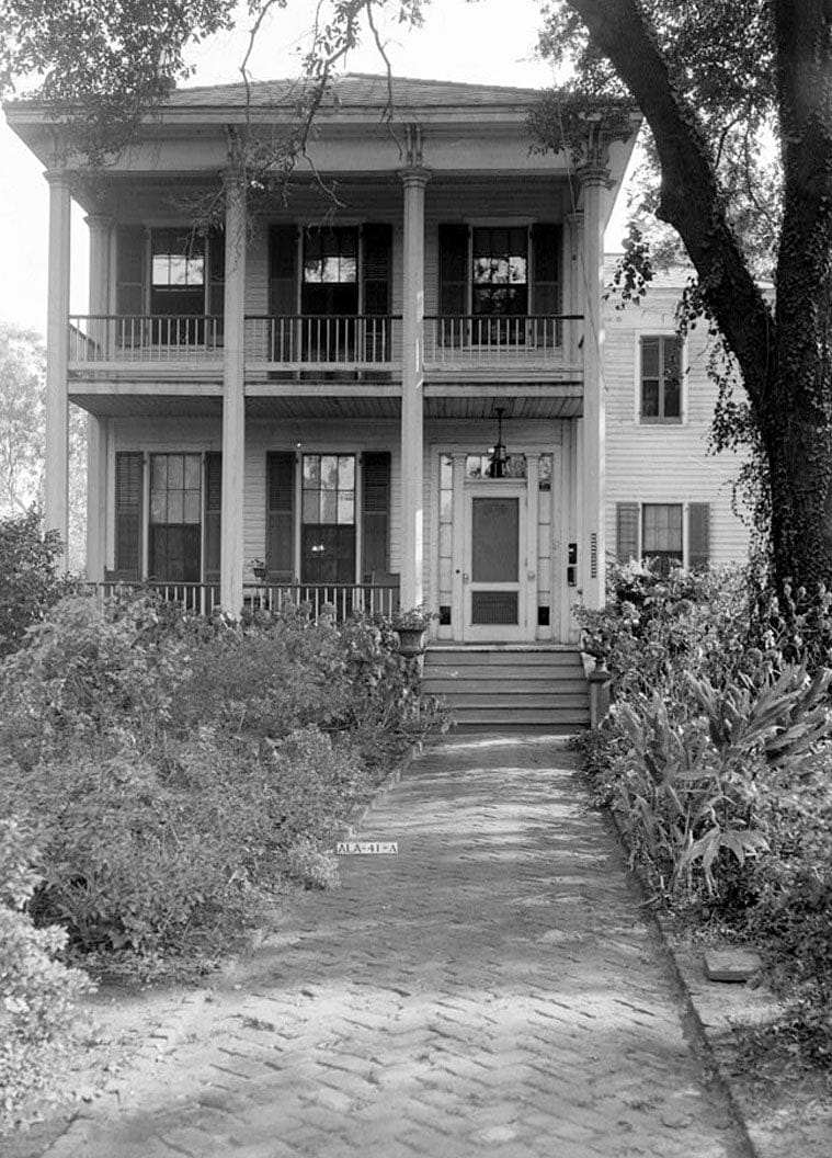 Historic Photo : Ludlow House, 1113 Church Street, Mobile, Mobile County, AL 6 Photograph