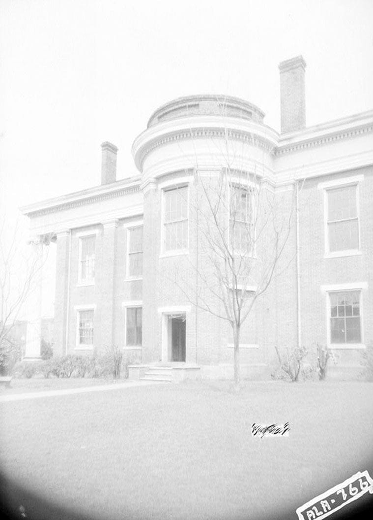 Historic Photo : Perry County Court House, Square bounded by State Highway 5, Main Street, Greensboro Avenue & East Street, Marion, Perry County, AL 10 Photograph