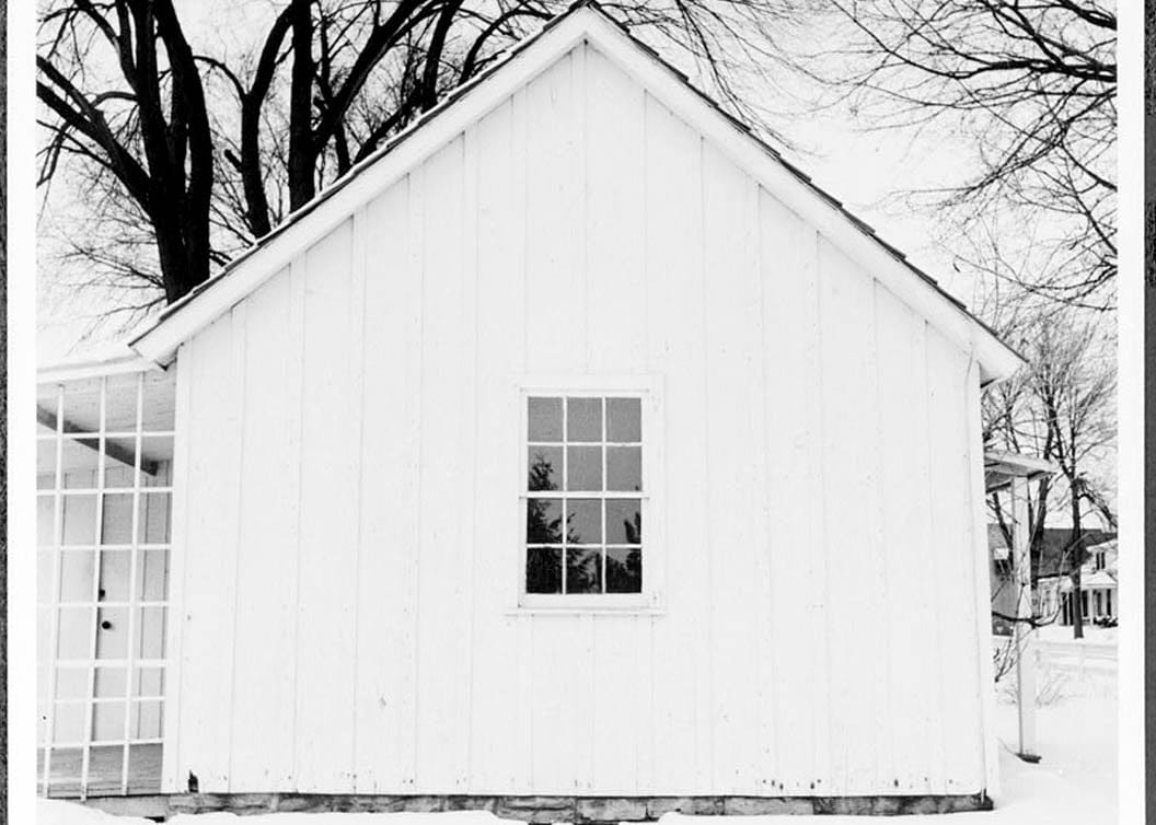 Historic Photo : Herbert Hoover Birthplace House, Southwest corner of Penn & Downey Streets (moved), West Branch, Cedar County, IA 1 Photograph