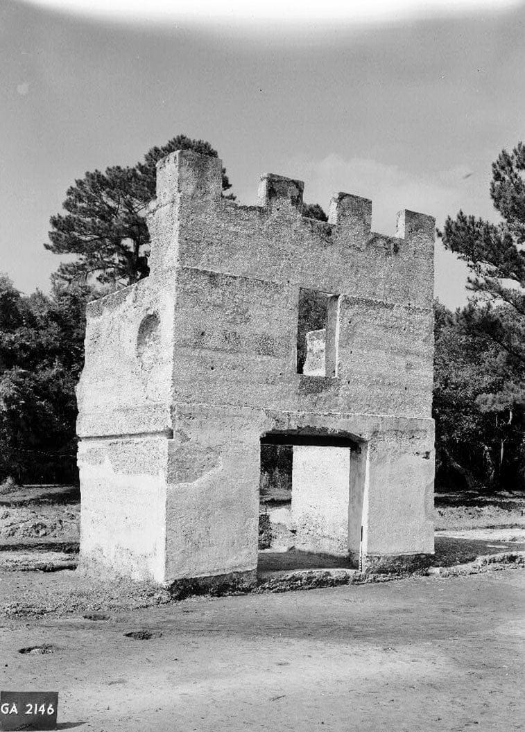 Historic Photo : Fort Frederica, Barracks (Ruins), Saint Simons Island, Glynn County, GA 11 Photograph