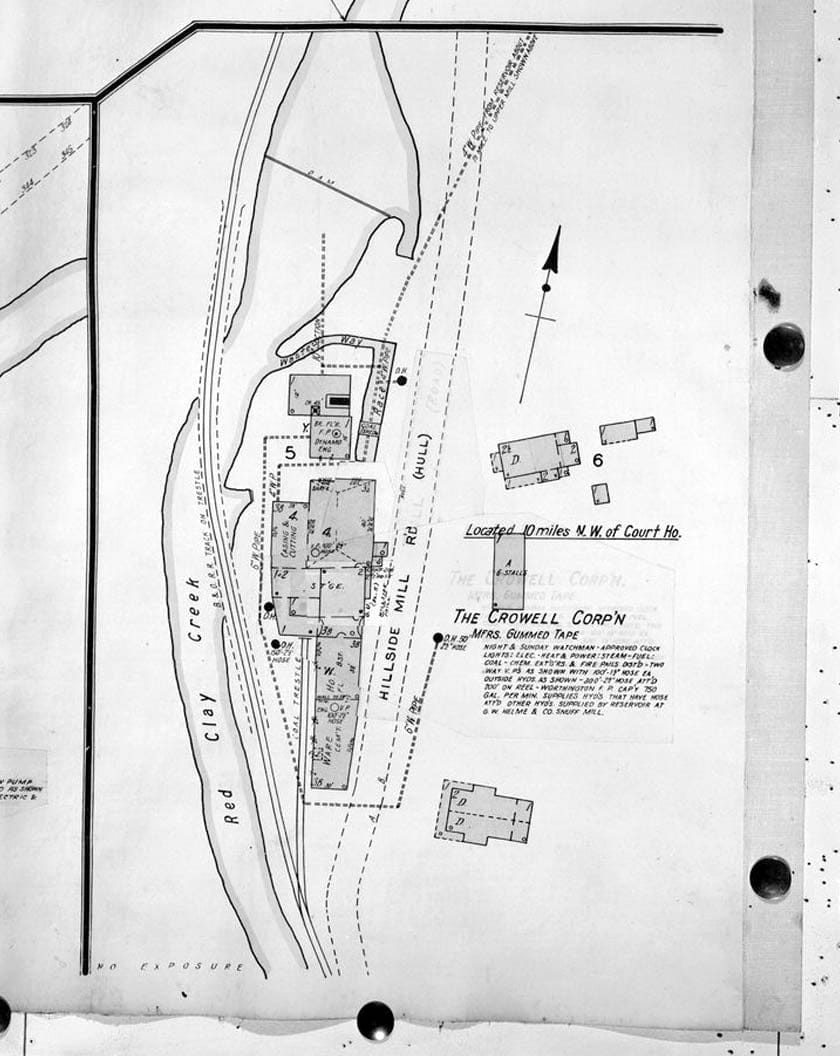 Historic Photo : Garrett Snuff Mill, Route 82, Yorklyn, New Castle County, DE 38 Photograph