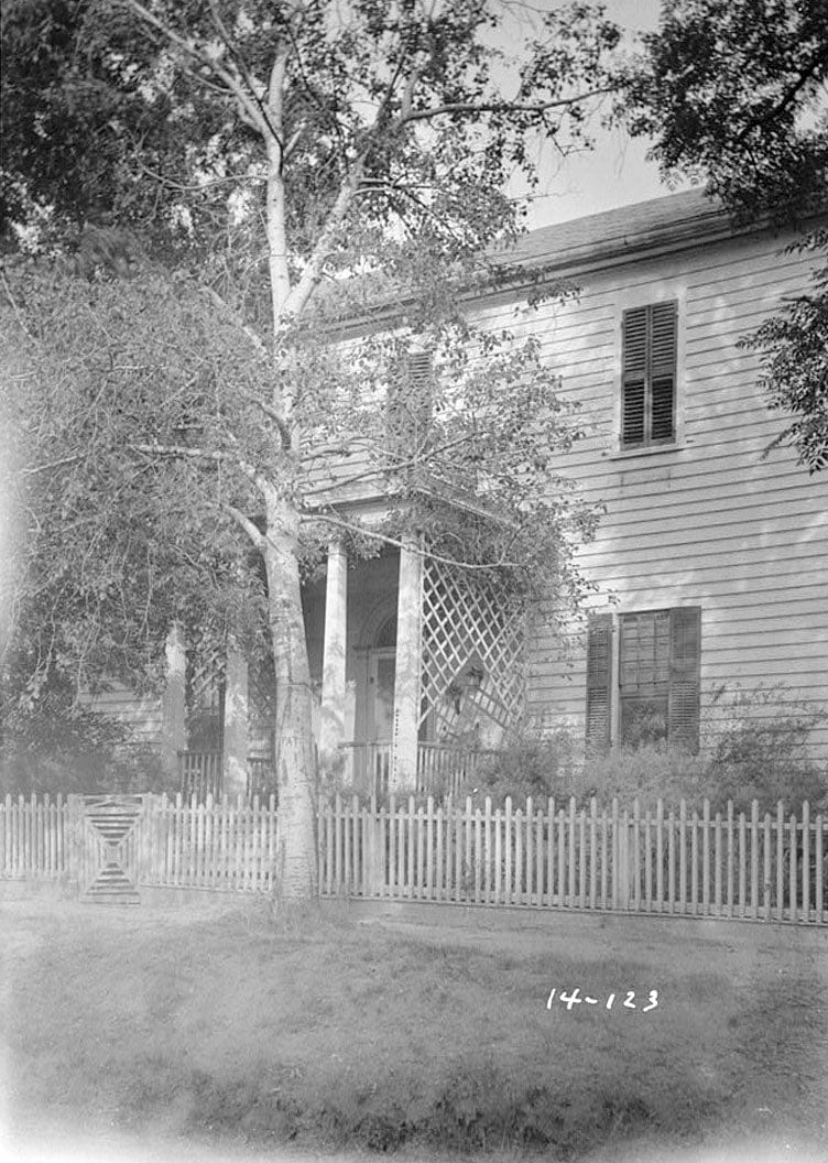 Historic Photo : Johnson House, Clinton, Jones County, GA 3 Photograph