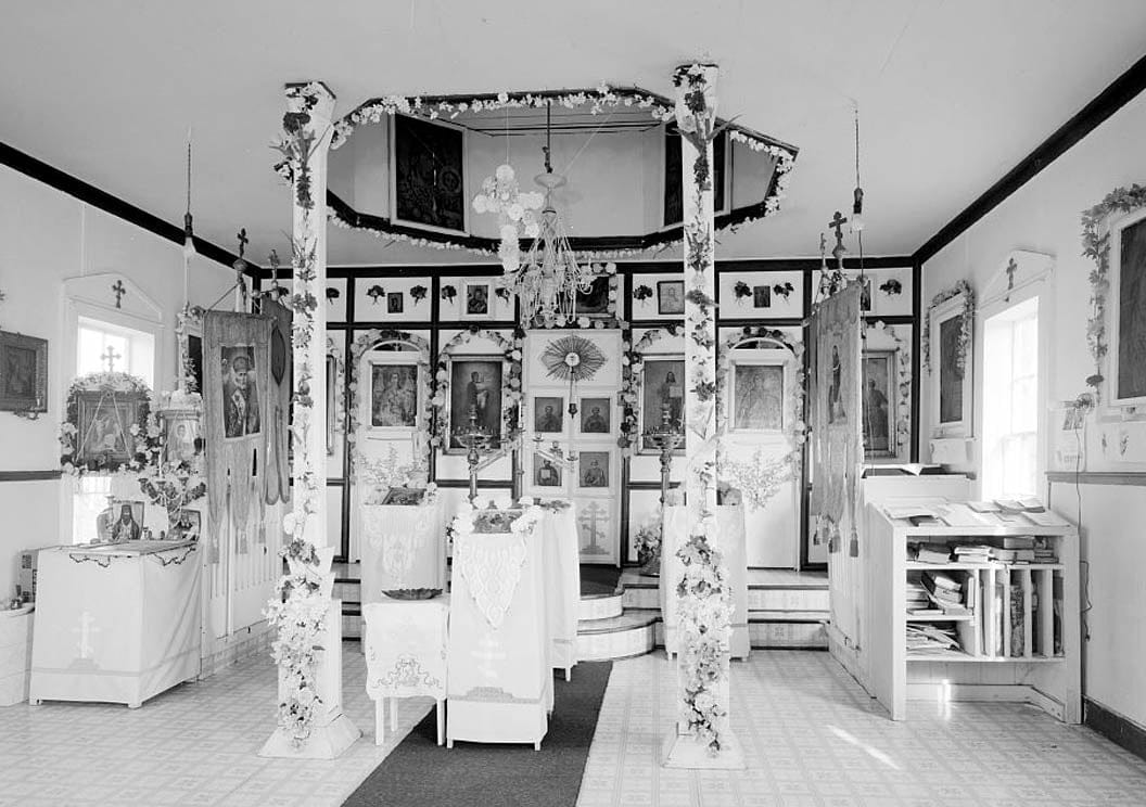Historic Photo : Protection of the Holy Thestokos Russian Orthodox Church, Kodiak Island, Akhiok, Kodiak Island Borough, AK 4 Photograph