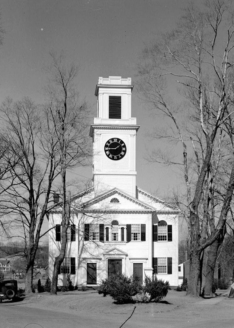 Historic Photo : Rocky Hill Congregational Church, Church & Main Streets, Rocky Hill, Hartford County, CT 5 Photograph
