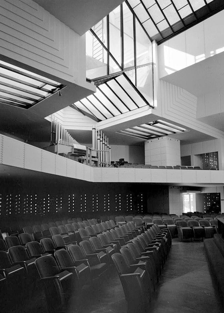 Historic Photo : Florida Southern College, Annie Pfeiffer Chapel, McDonald & Johnson Avenues, Lakeland, Polk County, FL 3 Photograph