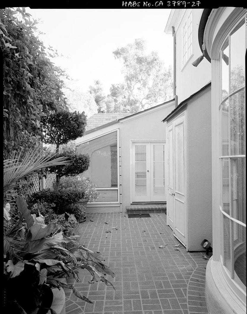 Historic Photo : Morris Landau House, 638 North Faring Road, Los Angeles, Los Angeles County, CA 22 Photograph