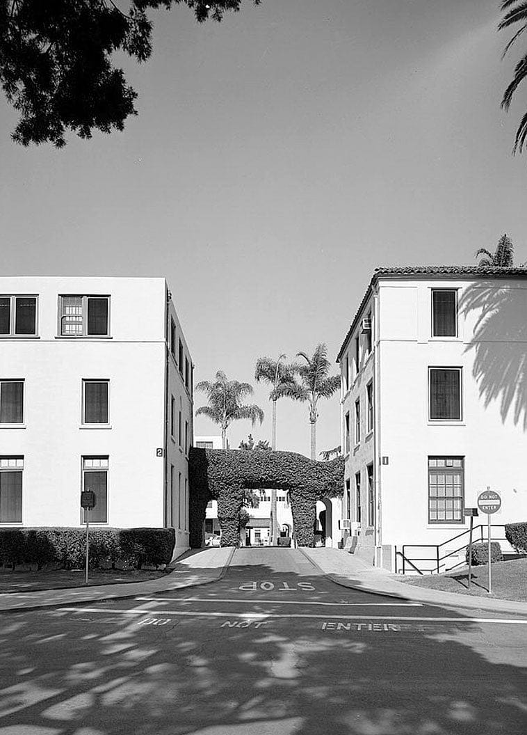 Historic Photo : U.S. Naval Hospital, Ward A, Park Boulevard, Balboa Park, San Diego, San Diego County, CA 3 Photograph