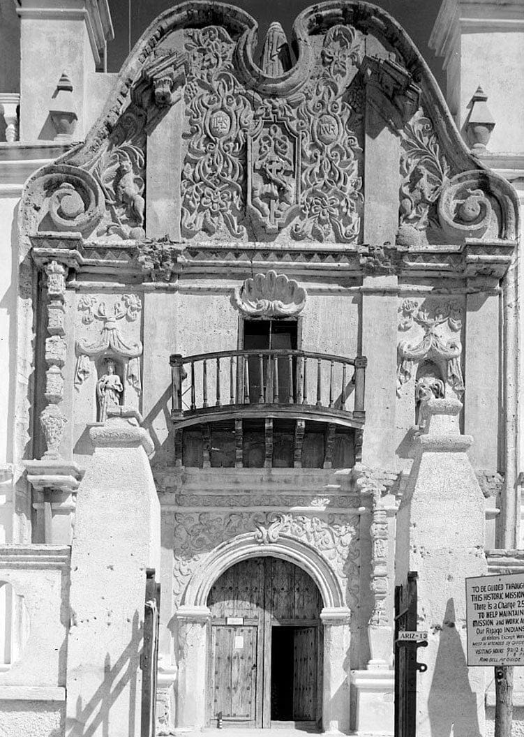 Historic Photo : San Xavier del Bac Mission, Mission Road, Tucson, Pima County, AZ 105 Photograph