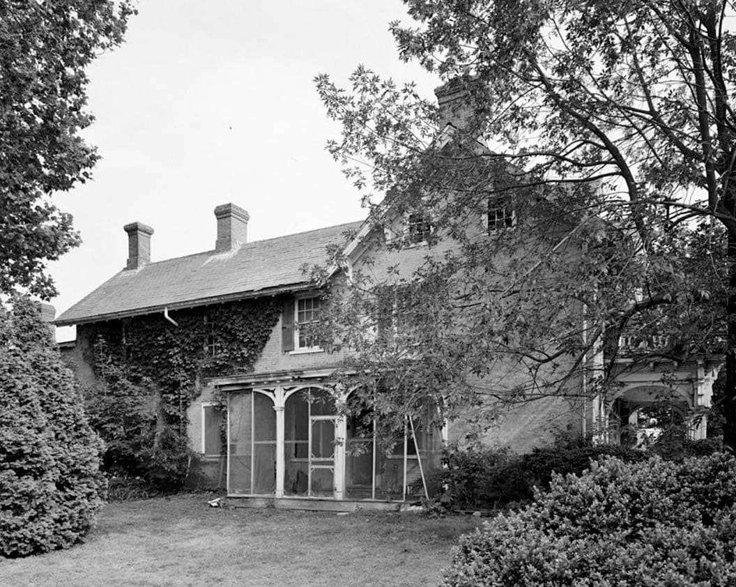 Historic Photo : Greenlawn, Main House, Route 896 (North Broad Street), 0.6 mile north of Middletown, Middletown, New Castle County, DE 5 Photograph