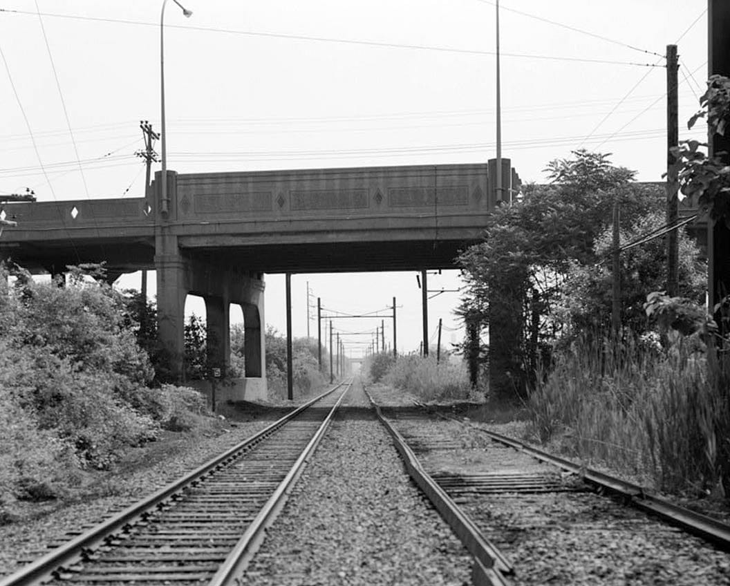 Historic Photo : South Wilmington Causeway Bridge, Spanning Conrail Railroad on Market Street, South Wilmington, New Castle County, DE 7 Photograph