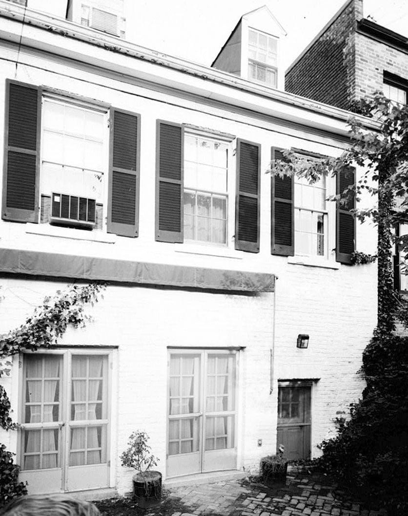 Historic Photo : McCleery House, 1068 Thirtieth Street Northwest, Washington, District of Columbia, DC 4 Photograph