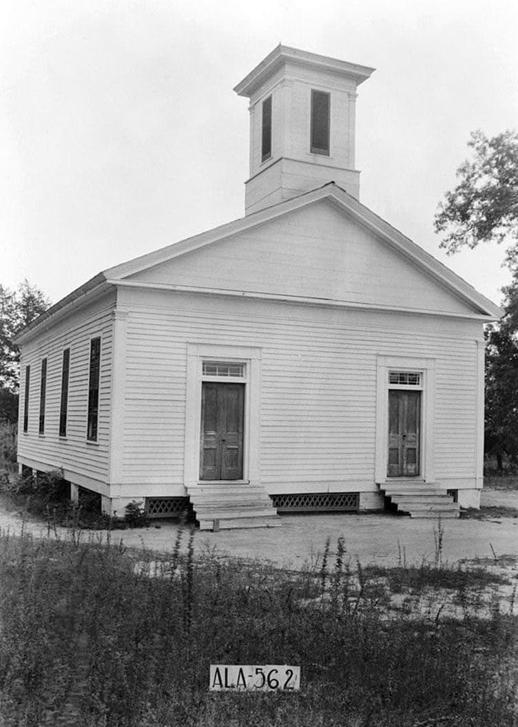 Historic Photo : Baptist Church, U.S. Highway 231, Orion, Pike County, AL 3 Photograph