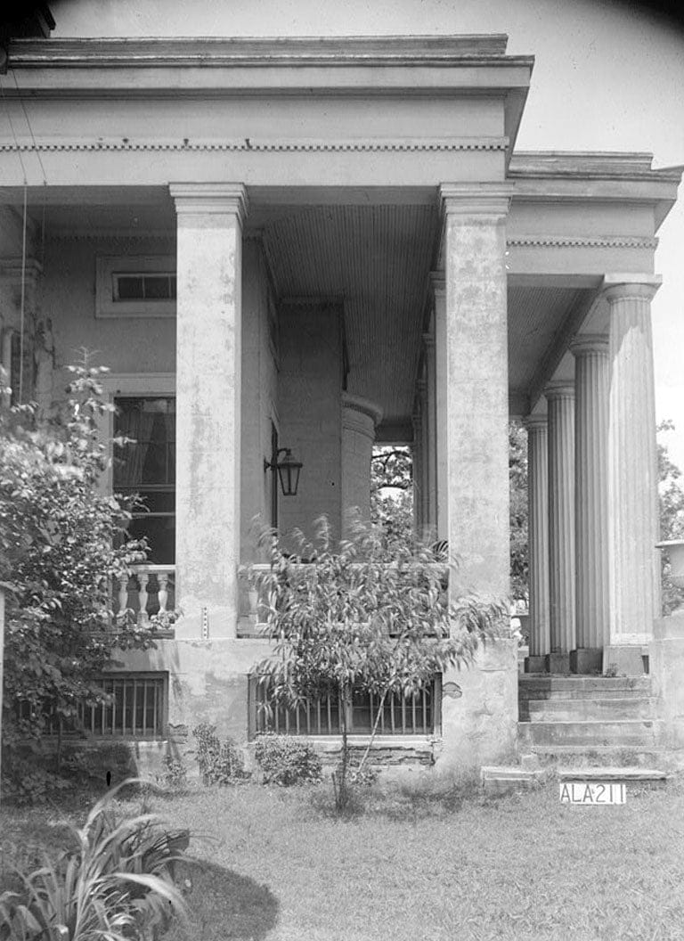 Historic Photo : Gaineswood, 805 South Cedar Street, Demopolis, Marengo County, AL 29 Photograph