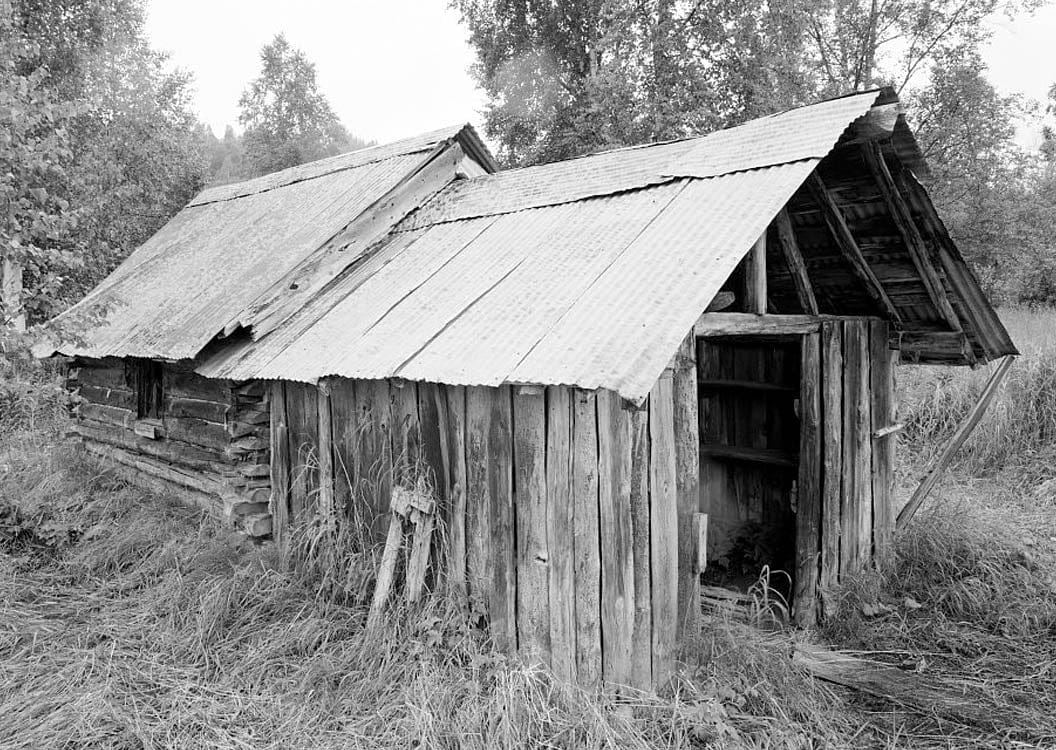 Historic Photo : Iditarod Trail Shelter Cabins, Skwentna Crossing Shelter Cabin, Skwentna, Matanuska-Susitna Borough, AK 1 Photograph
