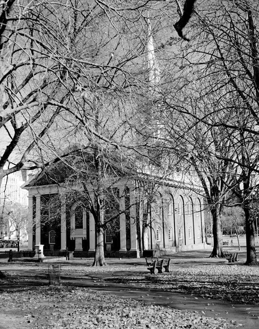 Historic Photo : First Church of Christ, Congregational, Temple Street, New Haven, New Haven County, CT 2 Photograph