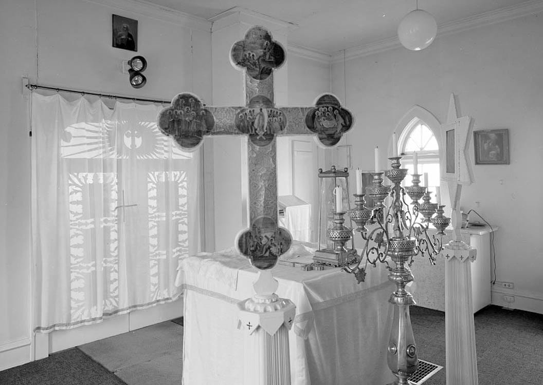 Historic Photo : Saint George Russian Orthodox Church, St. George Island, Pribilof Islands, Saint George, Aleutians West Census Area, AK 1 Photograph