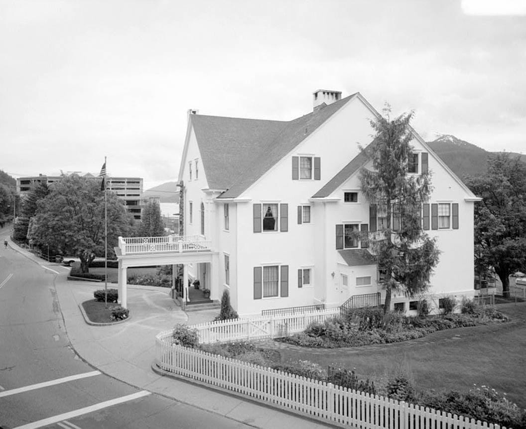 Historic Photo : Alaska's Governor's Mansion, 716 Calhoun Avenue, Juneau, Juneau Borough, AK 4 Photograph