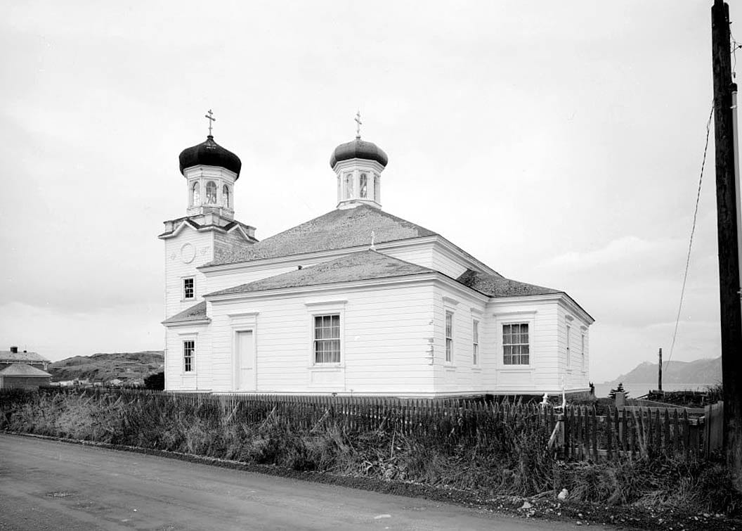 Historic Photo : Holy Ascension Russian Orthodox Church, Unalaska Island, Unalaska, Aleutian Islands, AK 2 Photograph