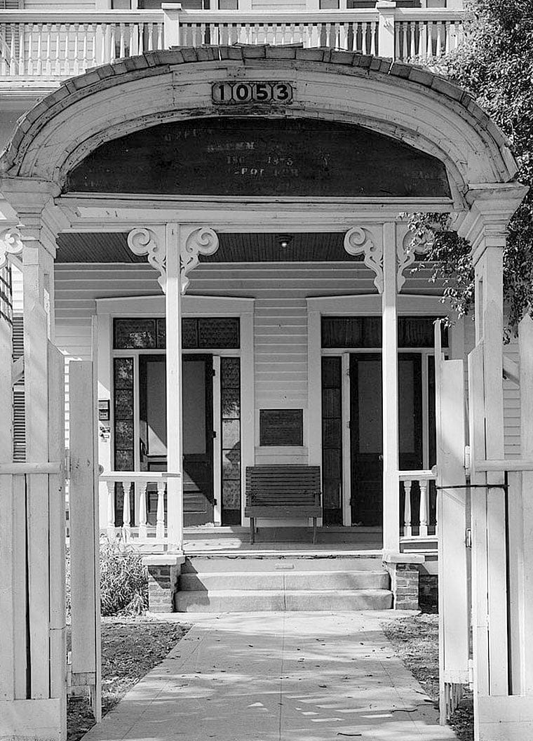 Historic Photo : Drum Barracks Officers' Quarters, 1053-1955 Cary Avenue, Los Angeles, Los Angeles County, CA 7 Photograph