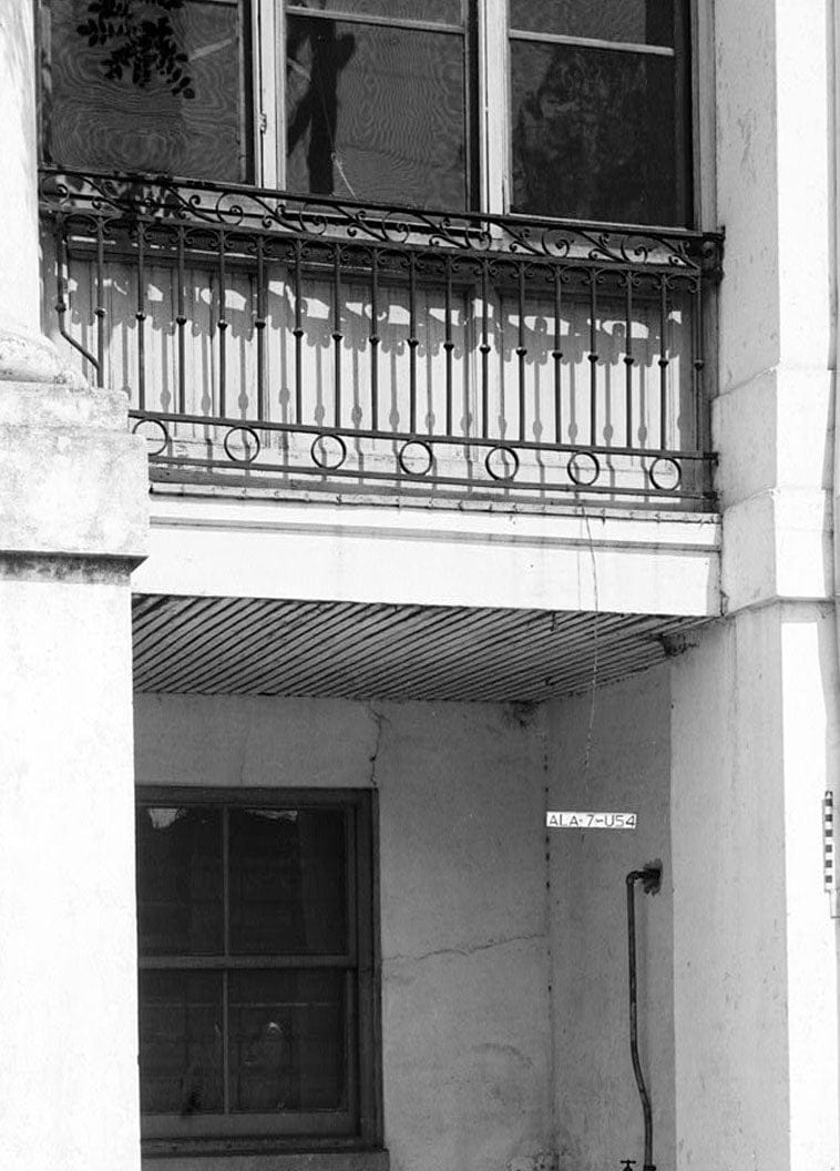 Historic Photo : U. S. Marine Hospital & Gates, 800 Saint Anthony Street, Mobile, Mobile County, AL 2 Photograph