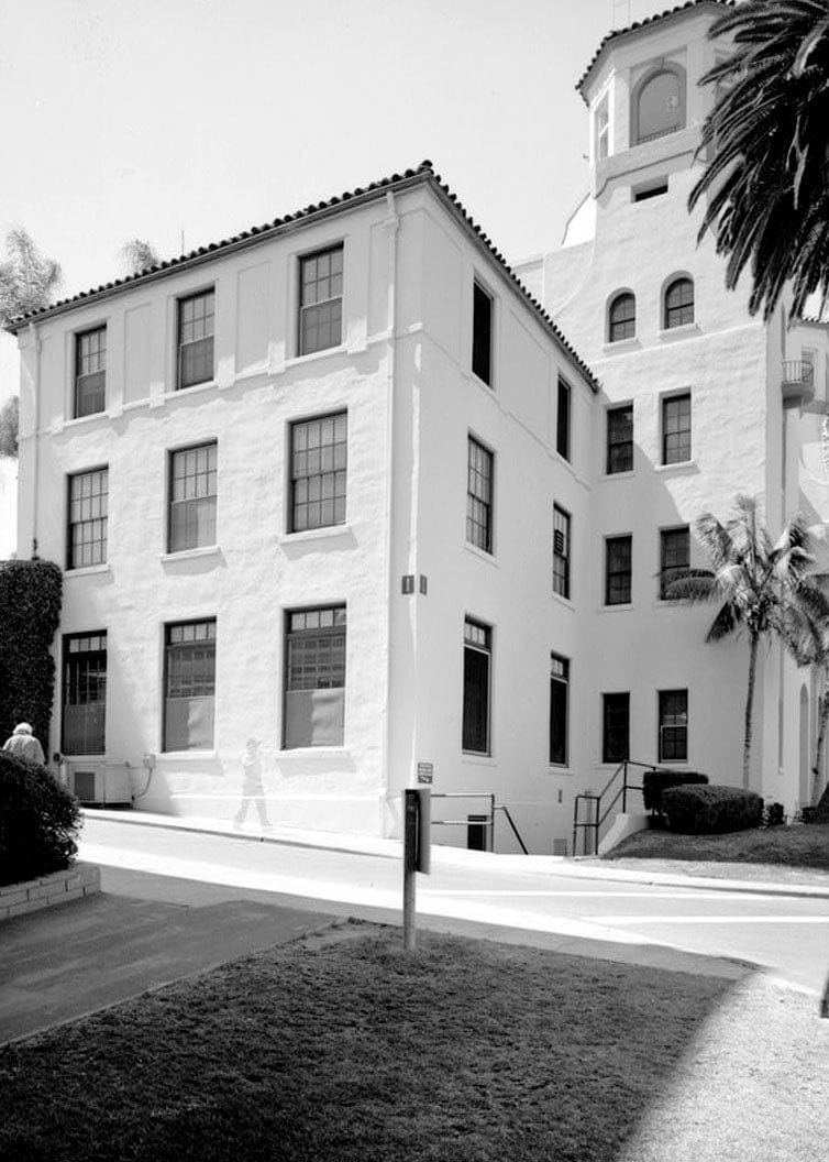 Historic Photo : U.S. Naval Hospital, Administration Building, Park Boulevard, Balboa Park, San Diego, San Diego County, CA 14 Photograph