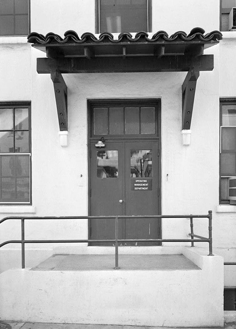 Historic Photo : U.S. Naval Hospital, Service Building, Park Boulevard, Balboa Park, San Diego, San Diego County, CA 4 Photograph