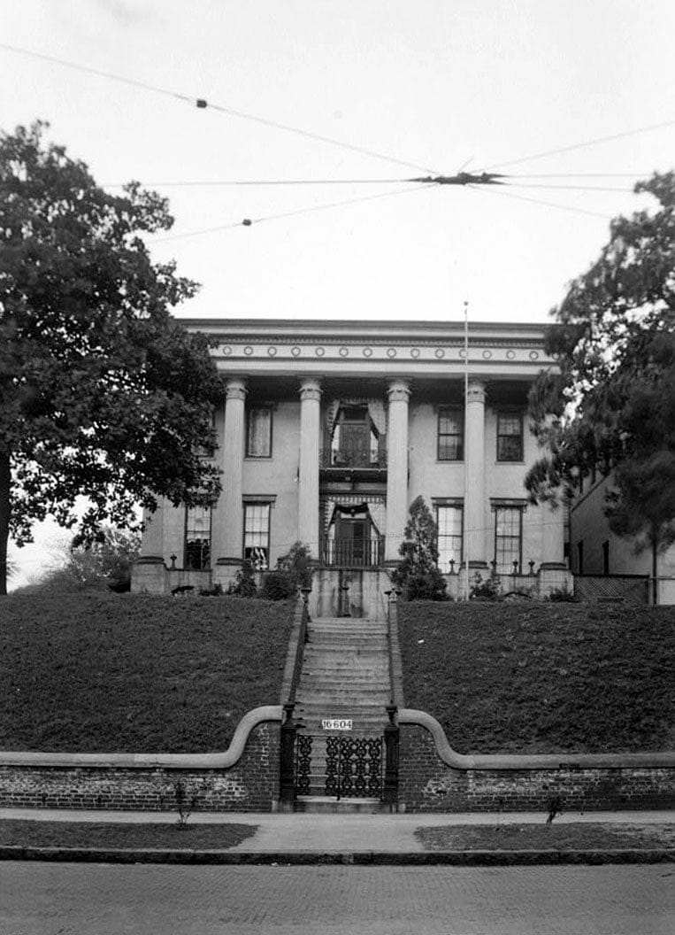 Historic Photo : Gerald House, Adams & Lawrence Streets, Montgomery, Montgomery County, AL 8 Photograph