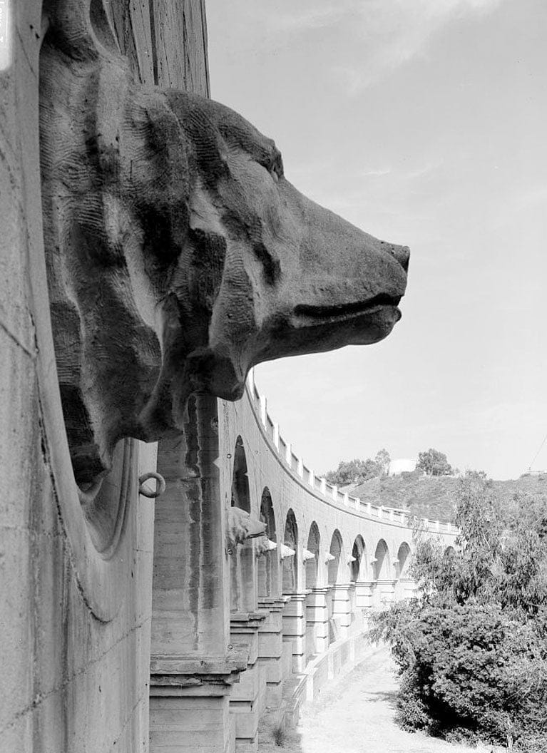Historic Photo : Los Angeles Aqueduct, Mulholland Dam, Los Angeles, Los Angeles County, CA 1 Photograph