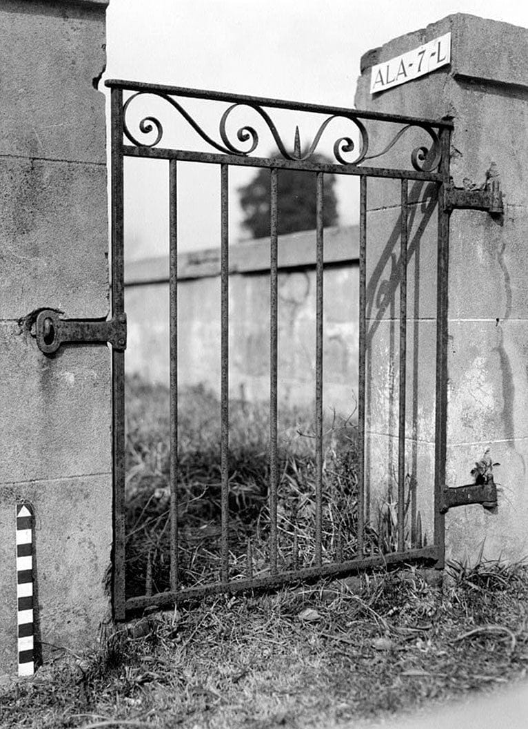 Historic Photo : Magnolia Cemetery (Ironwork), Virginia Street, Mobile, Mobile County, AL 12 Photograph